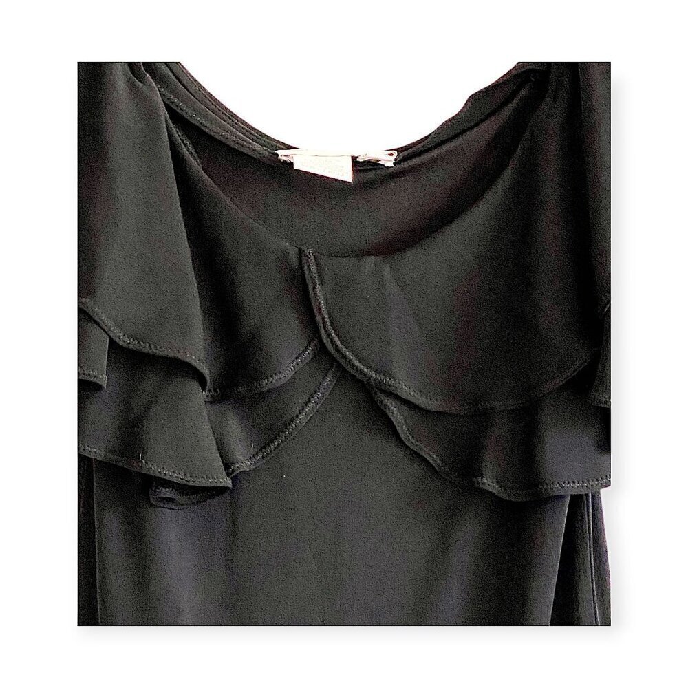 Paul and Joe Scoop Neck Ruffle Silk Maxi Dress, Size 38EU - Picture 9 of 13